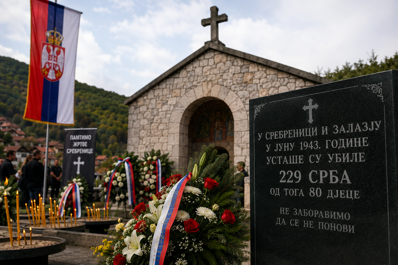 НАВРШИЛЕ СЕ 83 ГОДИНЕ ОД УСТАШКОГ ЗЛОЧИНА НАД СРБИМА У СРЕБРЕНИЦИ, ЗАЛАЖЈУ И ВИТЛОВЦИМА